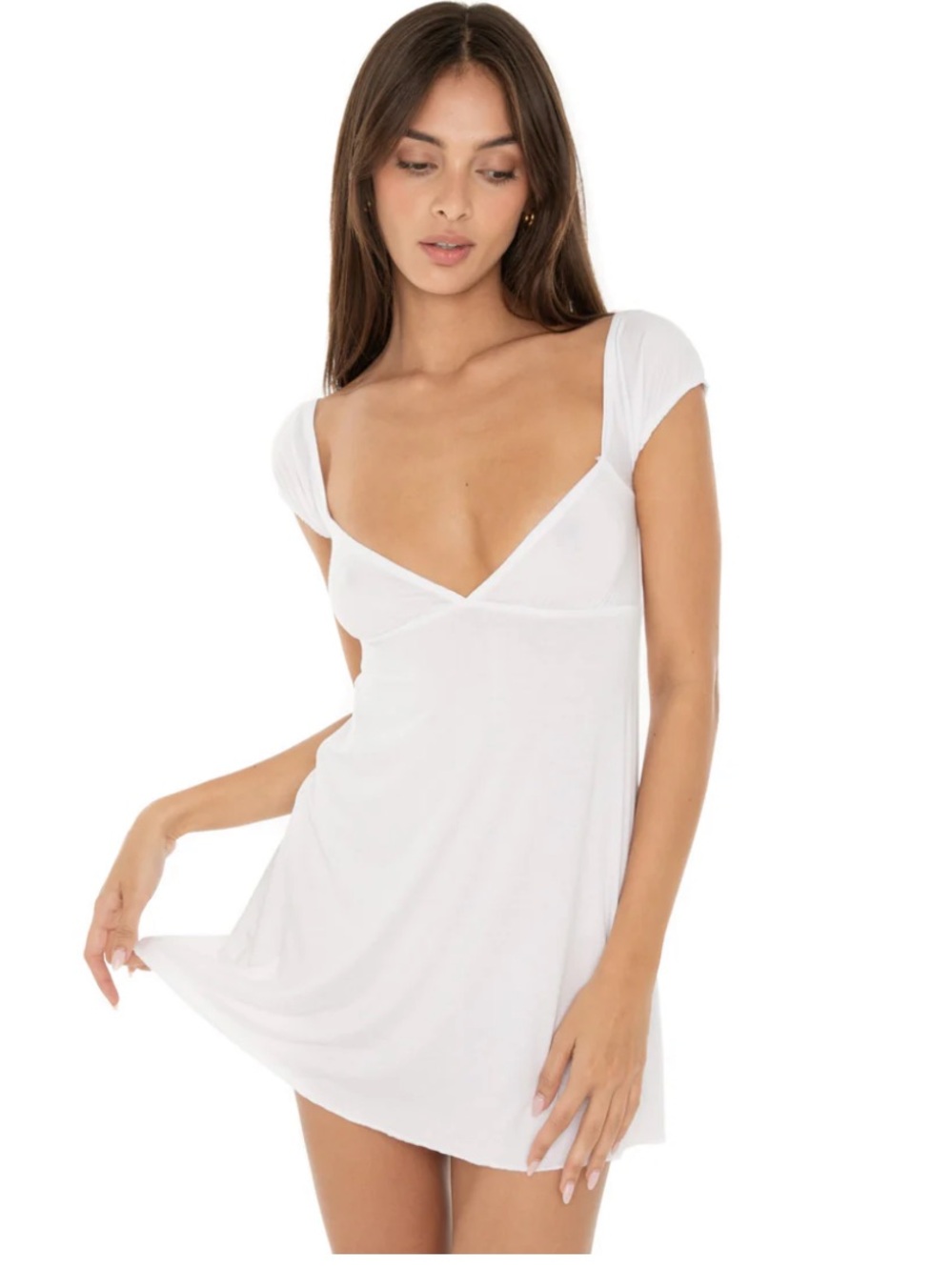 Are You Am I Inka Dress Women's White dress